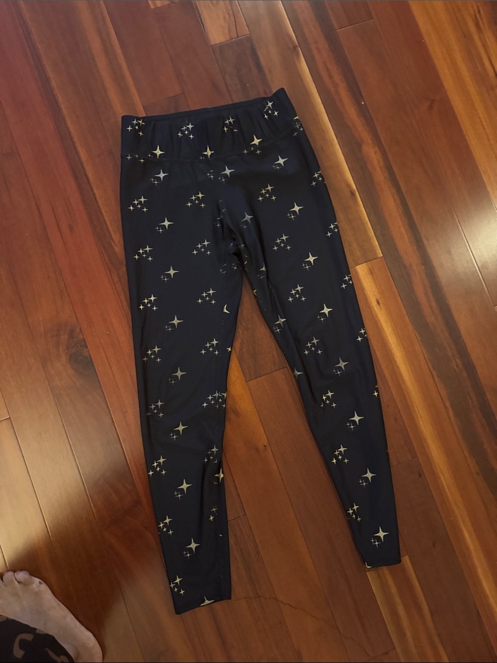 Terez Black Star-Print Leggings